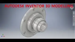 Autodesk Inventor Basic 3D Modelling || Inventor 3d Drawings Tutorials || Inventor Cad Basics || 3d