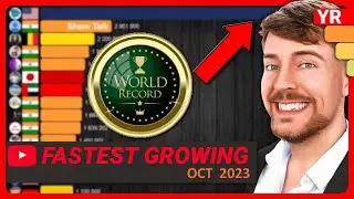 Fastest Growing YouTube Channels October 2023 (Subs & Views) |  MrBeast World Record