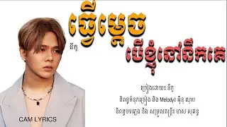 ធ្វើម្ដេចបើខ្ញុំនៅនឹកគេ នីកូ