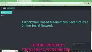 A Blockchain based Autonomous Decentralized Online Social Network