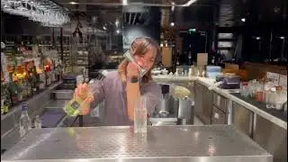 Bar lady with Crafted cocktail part 1