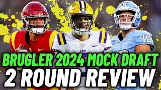 Dane Brugler's Two-Round 2024 NFL Mock Draft Fantasy Football Landing Spot Analysis