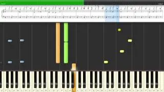 Pokemon Red/Blue/Yellow/Green Lavender Town Theme on Synthesia