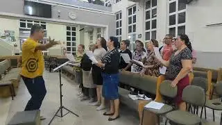 Tu és fiel Senhor - ensaio do Coral Acordes de Jerusalém AD Belém Campinas SP.