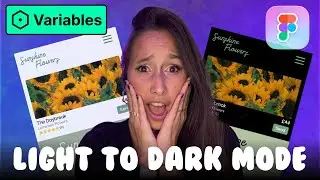 Figma Variables Dark And Light Modes | How to use variables in Figma for Colour Modes | Figma 2023