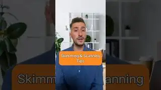 IELTS & TOEFL Reading | Используй Skimming and Scanning приемы