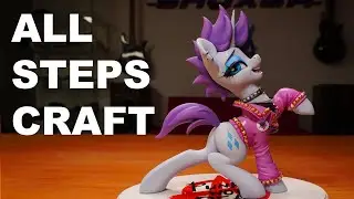 Punk Rarity handmade figure | all steps craft