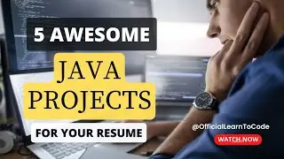 5 Awesome Java Projects for Resume || #javaproject #javaprojects #resume #javaprojectsforresume