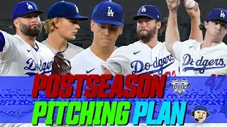 Dodgers Postseason Pitching Plan! Who Will Pitch Game 1,2,3 For LA, Secret Weapons, Roster & More!
