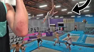 HIGHEST TRAMPOLINE FAIL!