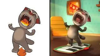 EPIC SPORTS SHORTS  Tom talking Cartoon CompilationTalking funny drawing Meme 🤣😁🖥️🙏👍🕹️