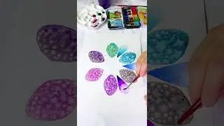Making texture with watercolor droplets  