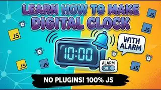 Learn How to Make a Digital Clock with an Alarm in JavaScript - #98