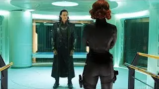 Black Widow Tricks Loki Scene - The Avengers 2012 Movie CLIP HD 1080p