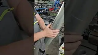 Testing PE-1 diameter 100 downspout inside seam