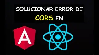 ⚠️ Cómo Solucionar el Error de CORS policy (NO 'Access-Control-Allow-Origin') en React y Angular ⚠️