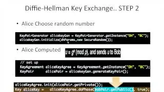 diffie hellman key exchange example java