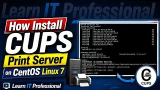 How Install Cups Print server on Centos Linux 7