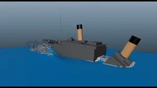 titanic 1997 fluid simulation test