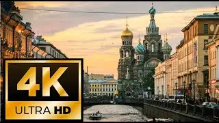 ⁴ᴷ⁶⁰ RUSSIA GREAT WALK IN ST. PETERSBURG | Walking Tour Nevsky Avenue
