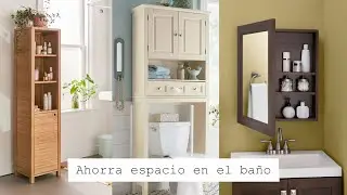 Ideas para AHORRAR ESPACIO en tu BAÑO | DECORACÓN DESING