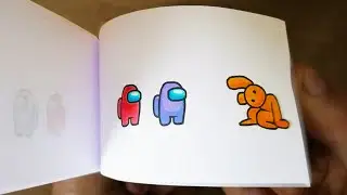 Among Us - Kill Animation Meme with Flipbook