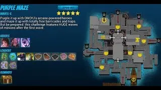 Orcs Must Die! Unchained Purple maze Weekly Challenge 29-8-2017 Solo 5 Stars Stinkeye