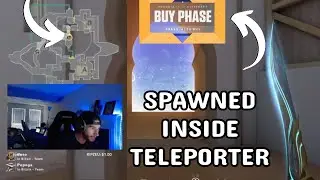 Spawn Inside Teleporter during Buy Phase in Bind Map - Valorant Bug
