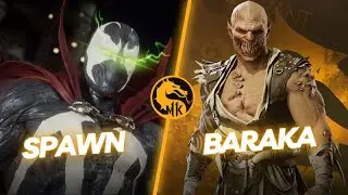 SPAWN vs BARAKA | Mortal Kombat 11