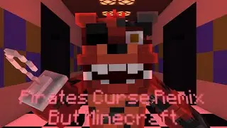 FNF Pirates Curse Remix But Minecraft - Original FNF Mod From Vs FNAF 2