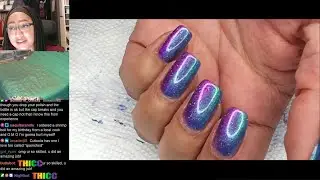 Nail Art & Chill | Lite Mode Lazy Gradient | Extended Nail Art Tutorial | MSLP [Streamed 7/29/22]
