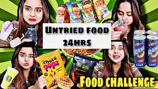 I only ate UNTRIED FOOD for 24 Hours | Food Challenge | Vlogpanti