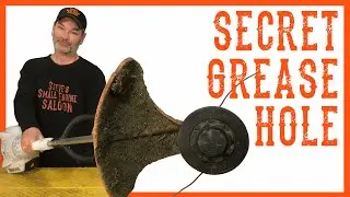 WOW! Hidden, Secret Greasing Spot On A Weedeater