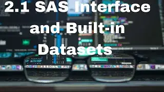 2.1 SAS Interface and Built in Datasets | SAS Programming | From Beginner Level To Expert Level