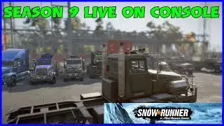 Snowrunner season 9 live on console with mods.