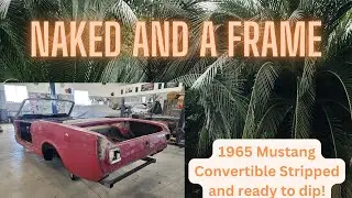 Naked and a Frame 1965 Mustang