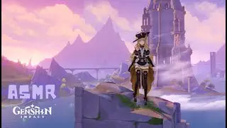 ASMR (whispering) - Genshin Impact - Exploring Fontaine and trying out my Navia build 🎮✨