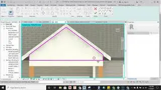 REVIT - Front Porch Roof - Posts and Beam