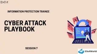 Information Protection Trainee Session 7 : Cyber Attack Playbook