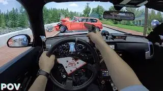 Police Chase Gets OUT OF CONTROL! | BeamNG | Fanatec DD+