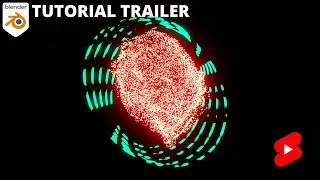 Blender Tutorial - Sci-Fi Particle Simulation in Eevee Blender 2.9 | Blender Timelapse