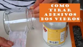 How to remove stickers from jars of preserves