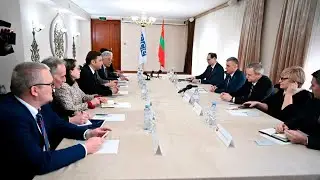 Встреча Президента ПМР Вадима Красносельского с Действующим Председателем ОБСЕ Буяром Османи
