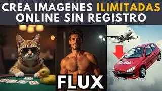 La MEJOR IA para generar Imágenes GRATIS |Cómo Usar FLUX Online SIN REGISTRO con Imagenes ILIMITADAS
