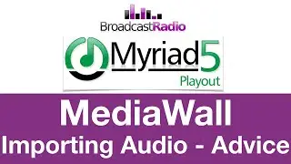 MediaWall 6 - Import & Record Settings