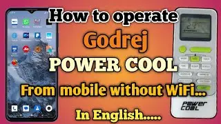 How to Connect Godrej Inverter AC to Mobile | English Demo