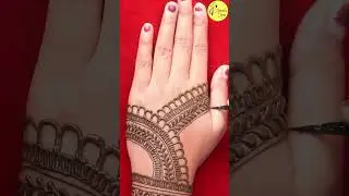 stylish full hand mehndi design for teej #shorts easy mehndi design #mehndi #teej