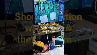 Short automatic detection with thermal cam and mbr