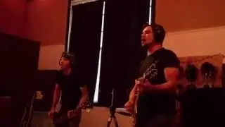The Goonz recording Zombie Club in the studio