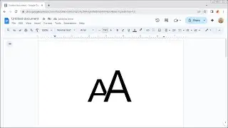 How to Insert the Increase Font Size Symbol in Google Docs